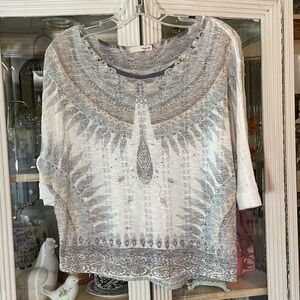 Myell Anthropologie knit boho top Womens M